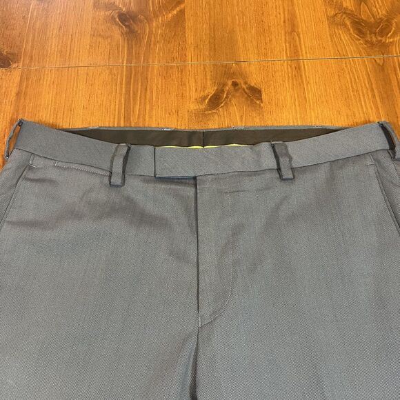 Louis Raphael Luxe Pants Mens 36x30 Wool Blend Slim Fit Dress Trousers Classic - Picture 3 of 11